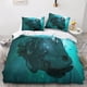thumbnail image 2 of Juego de ropa de cama de la colección Avatar, estampado suave, resistente a la decoloración, transpirable, con impresión 3D, funda nórdica de película de ciencia ficción, diseño moderno, ade, 2 of 3