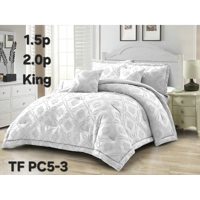 Tecnocasa - Cubrecama De Verano Semi Acolchado Diseño Flores King