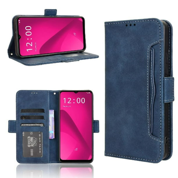 Funda Tipo Billetera FOXDOCK para T-Mobile Revvl 7 5G – Tapa Flip con Tarjetero