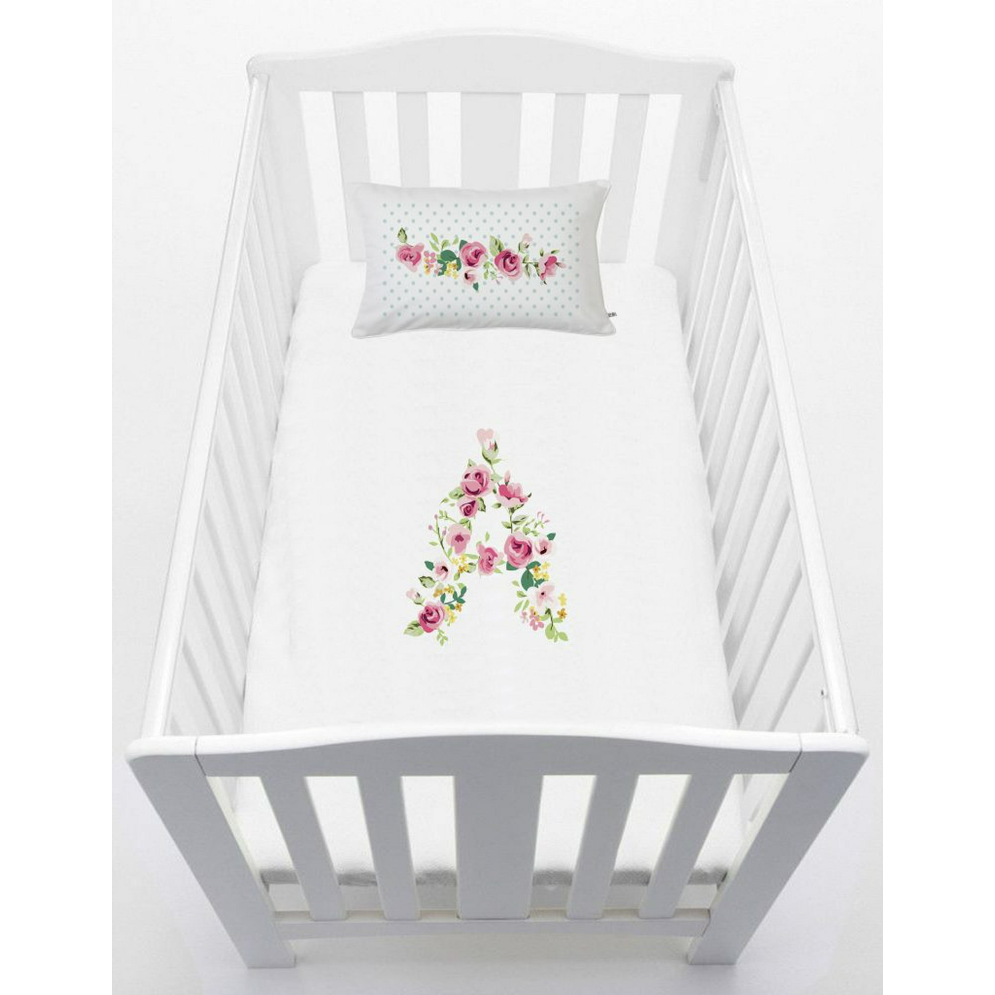 Tuyo Print - Cubreplumón Cuna Letras Vintage A