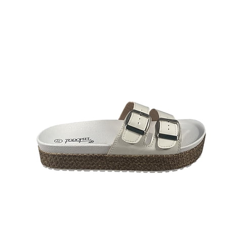 Todopiel - Sandalia Ecocuero Zau77 Blanco Charol