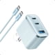 thumbnail image 1 of Cargador Anker B121A Nano 70W 3 Puertos USB-C Azul, 1 of 6