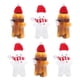thumbnail image 4 of 6 Botellas De Zumo Navideñas Reutilizables Con Tapas Herméticas Para Leche, Té, Camping, Viajes, 4 of 5