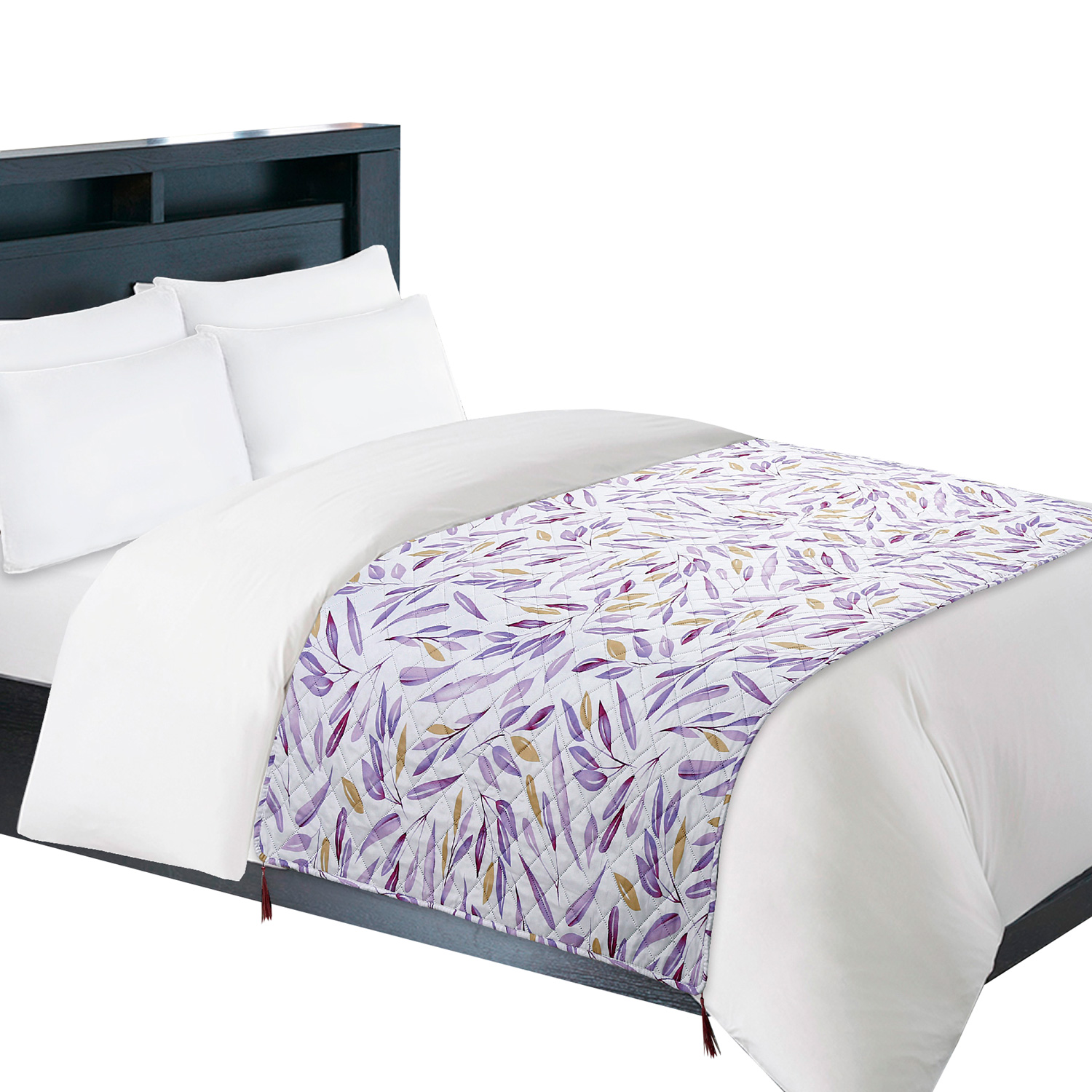 Chantilly - Piecera Microfibra Hojas De Invierno 100X230Cm