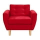 thumbnail image 1 of Sofa Bote 1c Felpa 05 Rojo, 1 of 6