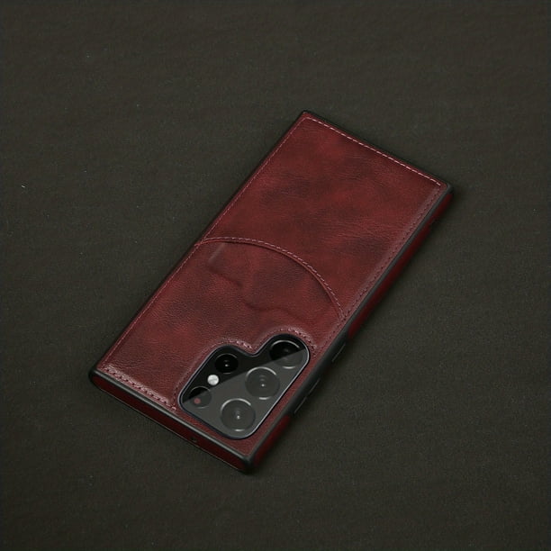 Fashion Wallet Credit Card Slot Back Cover For Samsung Galaxy S22 Plus Ultra Pocket PU Leather Case For Samsung S23 Ultra Plus