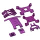 thumbnail image 4 of RC Upgrade Kit Parachoques Delantero Para Wltoys 144001 144002 1:14 Model Car Purple, 4 of 5