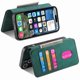 thumbnail image 5 of Funda Billetera Magnética para iPhone 17 Soporte Tarjetas Desmontable Verde, 5 of 6
