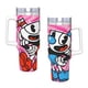 thumbnail image 4 of Cuphead Vaso aislado de acero inoxidable con asa, diseño temático, regalo para familia, amigos y fans; incluye pajita y encaja en el portavasos estándar, 40 oz, 4 of 6