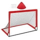 thumbnail image 4 of Red De Portería De Fútbol Para Niños, Puerta De Fútbol Compacta Para Parque, Jardín, Deportes Al Aire Libre, Color Rojo, 4 of 5