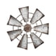 thumbnail image 4 of Arte De Hierro De Escultura De Pared De Molino De Viento Para Sala De Estar Oficina Interior Al Aire Libre 7 Hoja, 4 of 5