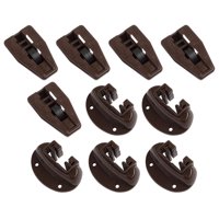 Magideal - 5 Conjuntos Guía De Cajón Y Deslizamiento Juego De Óxido A Prueba De Óxido Partes De Repuesto De Piezas De Reparación De Cajones Para El Cajón Para El