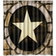 thumbnail image 1 of Cortina de ducha con estrellas del oeste de Texas, juego de cortina de baño con ganchos, tamaño 66 x 72 pulgadas, 1 of 3
