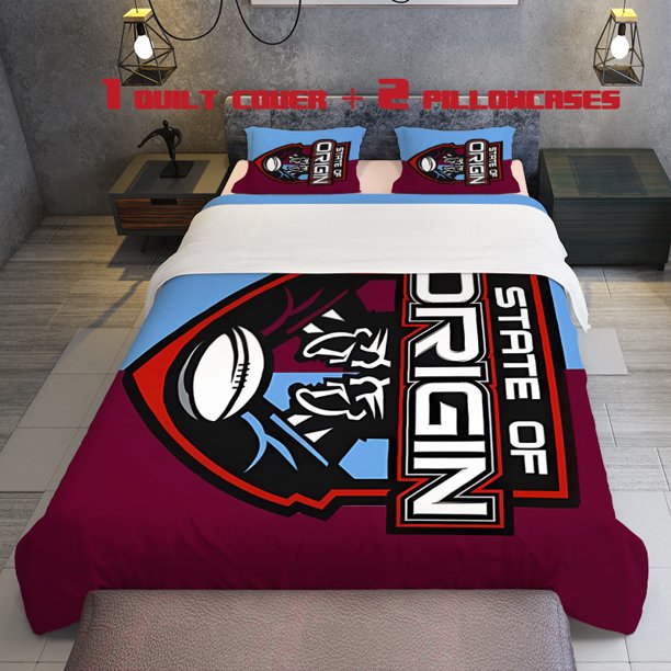 3pcs Origin State Series Themed Bedding Set Duvet Cover and Pillowcases