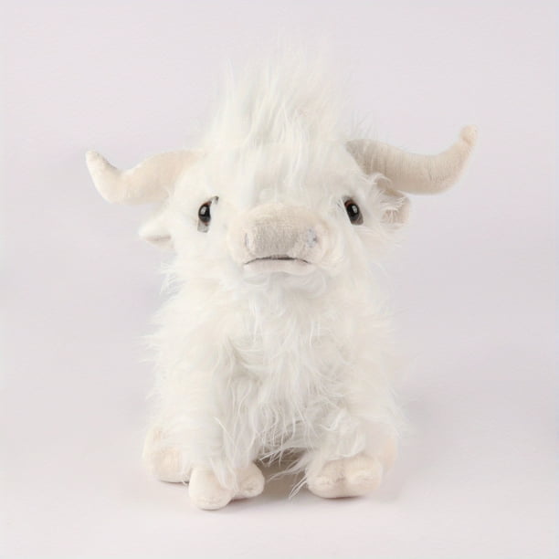 1pc Highland Cow Plush Toy, 27CM/11'', Cute Highland Cattle Soft Stuffed Doll, Cow Plush Pillow For Kids And Fans Christmas Gift
