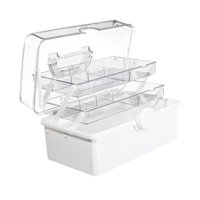 Ioensy - Botiquín De Primeros Auxilios De Gran Capacidad Para El Hogar, Para Manualidades, Cosméticos Y Automóviles