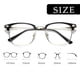 thumbnail image 5 of Gafas de lectura con zoom inteligente para hombre, ajuste automático, protección ocular HD, marco de gafas de lectura con luz azul, 5 of 5