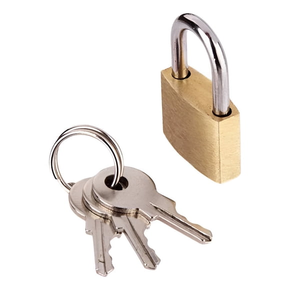 Candado De Seguridad, Candado Equipaje, Cardado Maleta 20mm Dorado