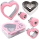thumbnail image 1 of Juego De Cortadores De Galletas Heart De Acero Inoxidable 9 Piezas, 1 of 7