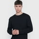 thumbnail image 3 of Polera Hombre Manga Larga Lisa Negro Corona, 3 of 5
