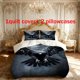 thumbnail image 1 of 3pcs Eagle Swoops with Spread Wings Themed Printed Bedding Set Duvet Cover and Pillowcases, 1 of 5
