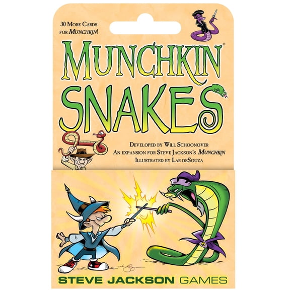 Juego de cartas Steve Jackson Games Munchkin Snakes Mini-Expansion