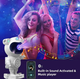 thumbnail image 4 of Lampara Astronauta Proyector Galaxia Con Parlante Bluetooth, 4 of 4