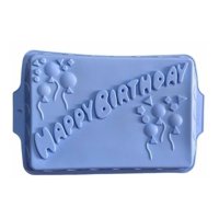 Genérico - Molde De Silicona Moldes Silicona Molde Happy Birthday