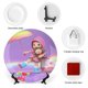 thumbnail image 3 of Rainbow Ruby Plato decorativo de porcelana fina (bone china), plato decorativo de cerámica para hogar, oficina, soporte de pared, platos decorativos para dormitorio - 6 pulgadas (15 cm), 3 of 6