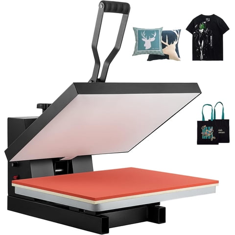 Máquina De Prensado En Caliente Vevor 16X24 1700W Para