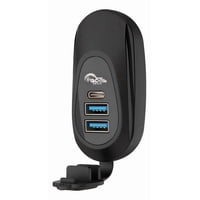 Ryc - Cargador Carga Rápida 2 Usb 1 Type C 12-24V Sobrepuesto