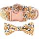 thumbnail image 1 of Collar de pajarita para perro, con diseño floral, ajustable y suave para gatos pequeños, medianos y grandes. Bonitos estampados de margaritas, cómodo collar de algodón con hebilla de metal, regalo dur, 1 of 6