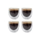 thumbnail image 1 of Pack 4 Vasos Doble Pared Vidrio 100ml Liquidos Calientes Cafe, 1 of 3
