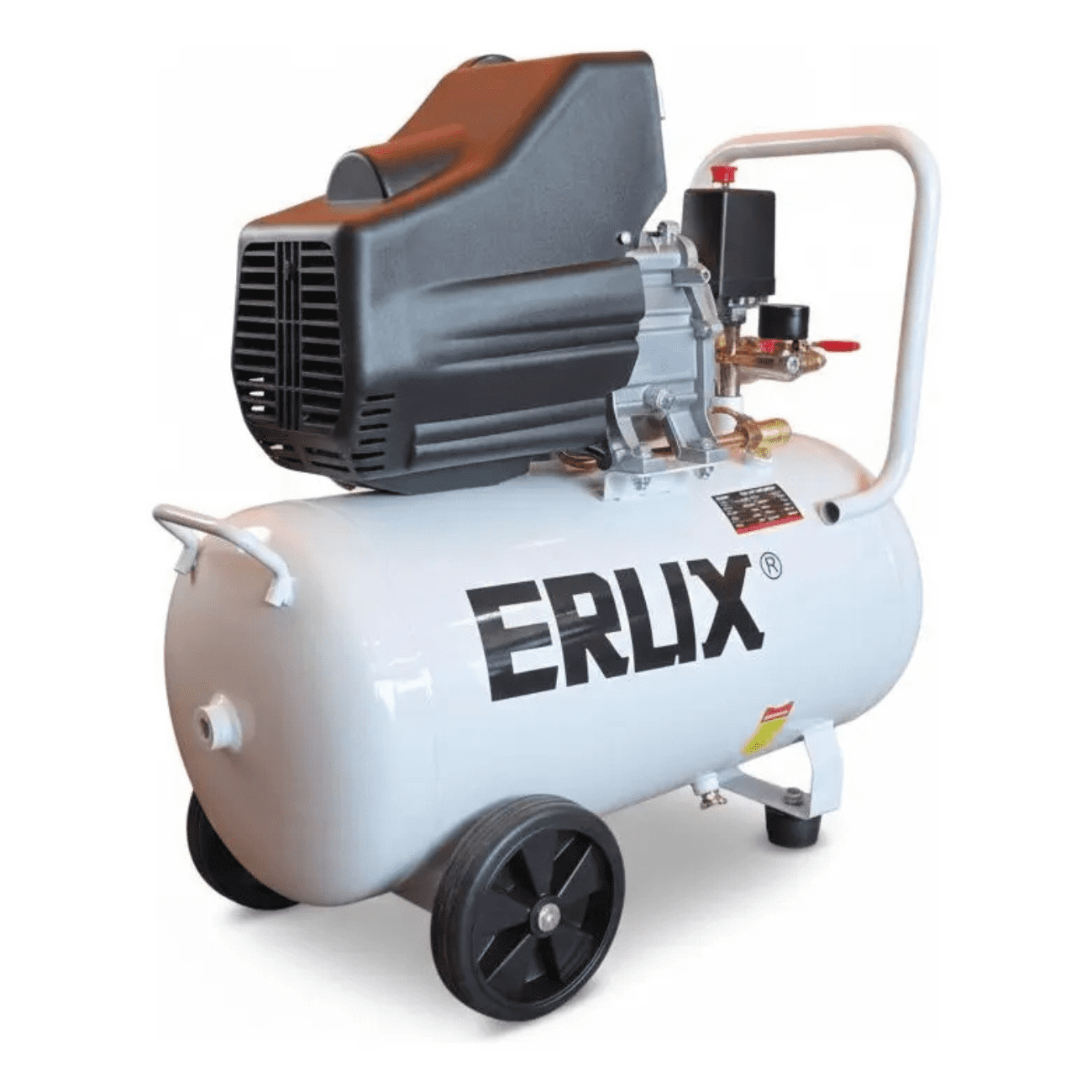 Erux - Compresor De Aire 50 Litros 3hp 220v Blanco 50hz Monofásica