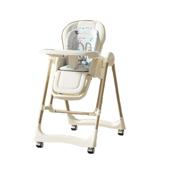 Silla de comer Plegable Multifuncional 3 en 1 de bebé Blanco