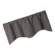 thumbnail image 1 of Cenefa De Color Sólido De Panel De Cortina Corto Para Ventanas De Cocina Gris Oscuro, 1 of 5