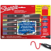 Set 5 Marcadores Acrílicos Sharpie Punta Bala Colores