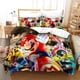 thumbnail image 1 of Gamer Mario Duvet Cover Cartoon Super Mario Bedding SetBedspread Pillowcase Bed Clothes Kids Boys Bed Bedroom Set Bed Sheets, 1 of 5