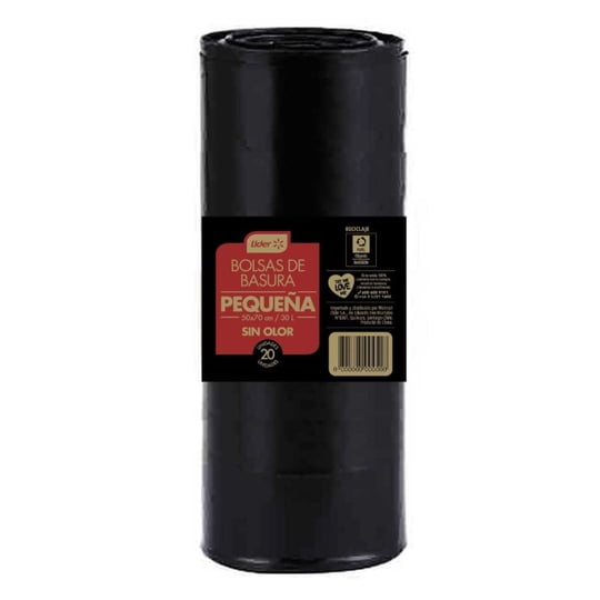 Bolsa De Basura Pequeña 50x70 Cm 20 Un Lider