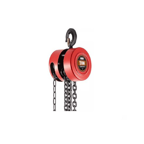 Tecle manual de 1 tonelada con cadena 3 metros marca Flovi