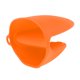 thumbnail image 3 of Sostenedor De Olla Caliente De Silicona Agarre Del Horno Mitones De Pellizco Protector De Lengüeta De Dedo Naranja, 3 of 5
