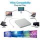 thumbnail image 4 of Unidad externa de CD DVD Ploveyy USB-C Superdrive para Mac Silver, 4 of 5