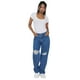 thumbnail image 1 of Jeans Mujer Noventero Roturas Azul Medio Corona, 1 of 5
