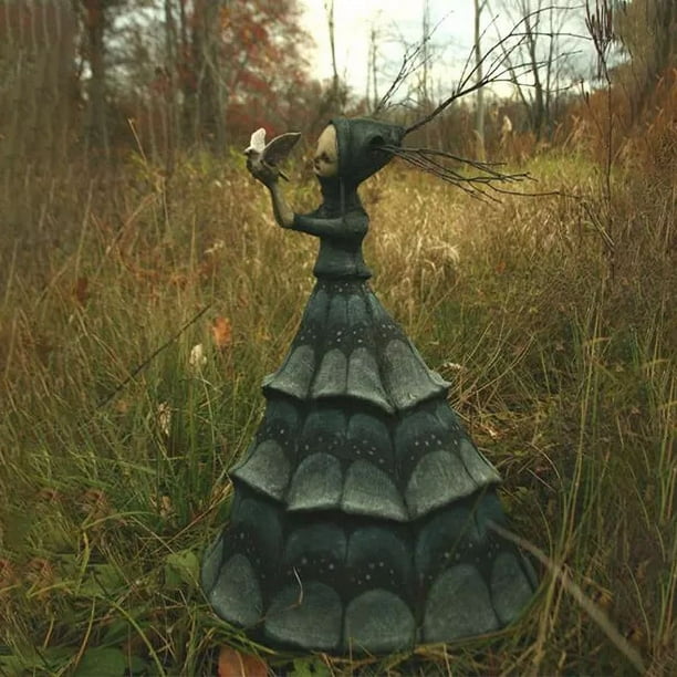 Pesadilla Bruja Resina Decoración De Jardín De Halloween