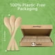 thumbnail image 2 of Juego de cucharas Jenvita 100% bambú (500 cucharas biodegradables), 2 of 9