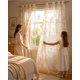 thumbnail image 4 of Cortina Visillo Translúcida con Estampado Floral para Living y Dormitorio, 4 of 8