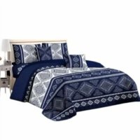 Genérico - Quilt Verano Azul Rombos B2053 King/Super King