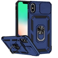 Estuche Gangxun Para Iphone X/Xs, Soporte Giratorio 360°, Estilo Mecánico Y Magnético