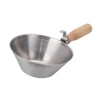 Ioensy - Cubo De Cemento Con Mango De Madera, Herramienta De Construcción Resistente, Cuenco Para Yeso