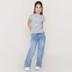 thumbnail image 4 of Polera Niña Kids Mc Rib Full Menta Corona, 4 of 5